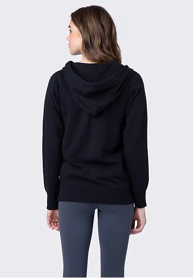Soft Comfy French Terry Sweater with Zipper