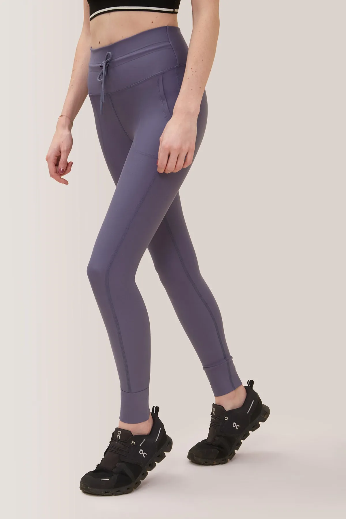 Stay Flex Legging with Pockets Rose Buddha - Grisaille