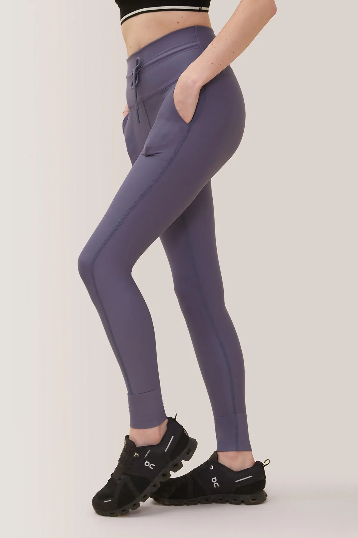 Stay Flex Legging with Pockets Rose Buddha - Grisaille