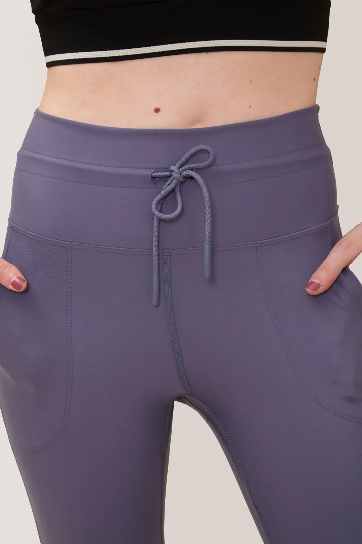 Stay Flex Legging with Pockets Rose Buddha - Grisaille