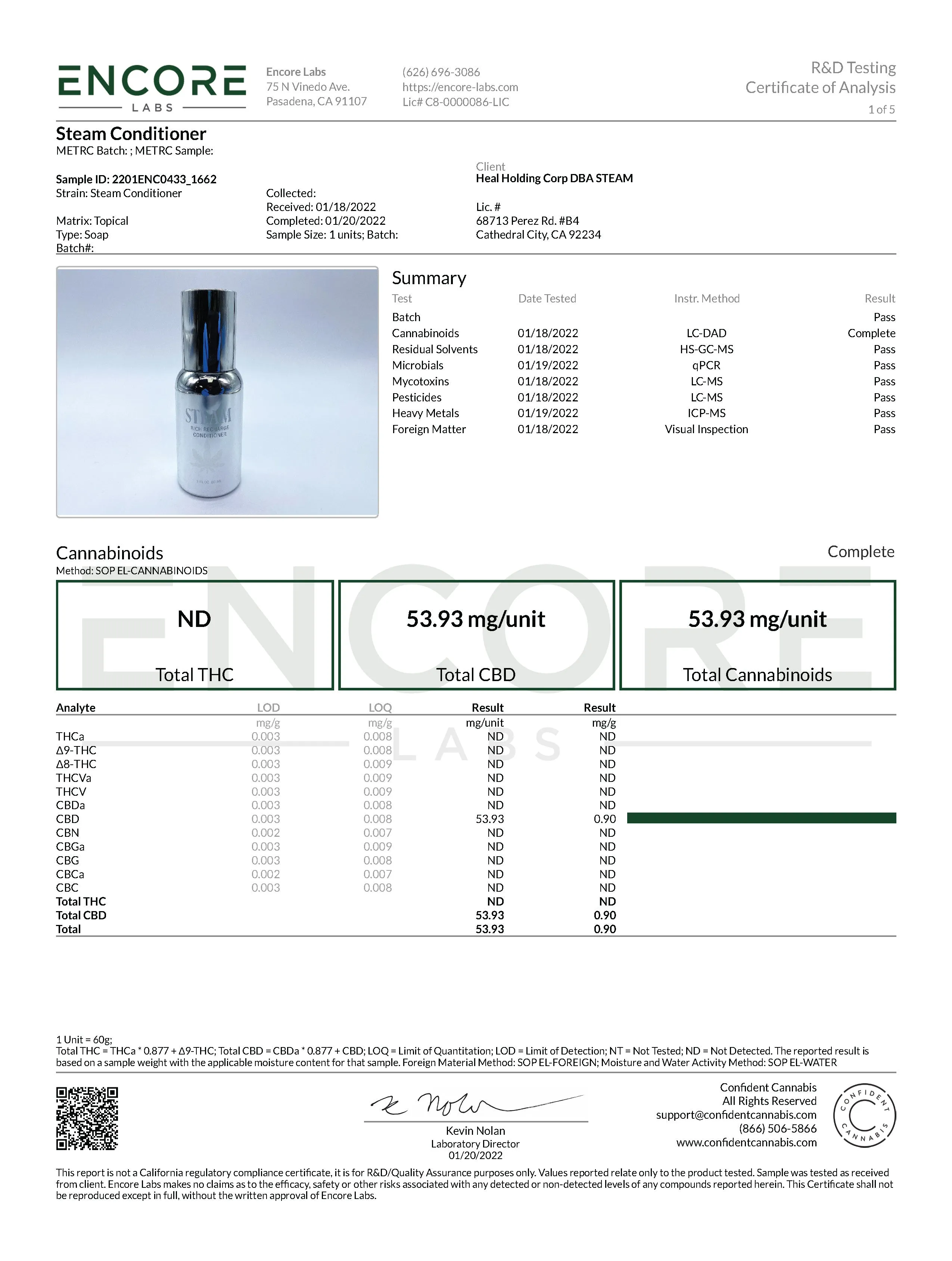 STEAM - Rich Recharge Conditioner 8 oz. Refill