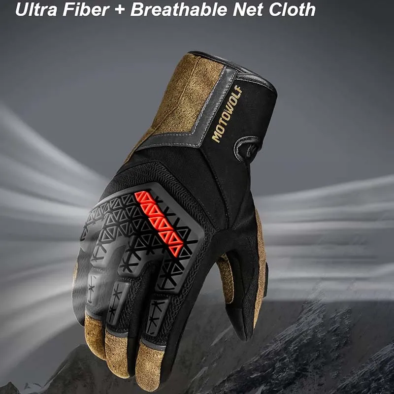 Summer Touch Tech Motorcycle Gloves