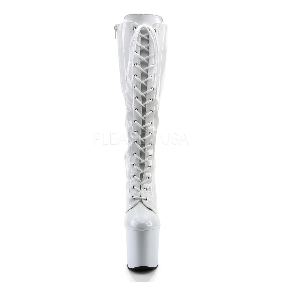 TABOO-2023  White Str Patent/Black