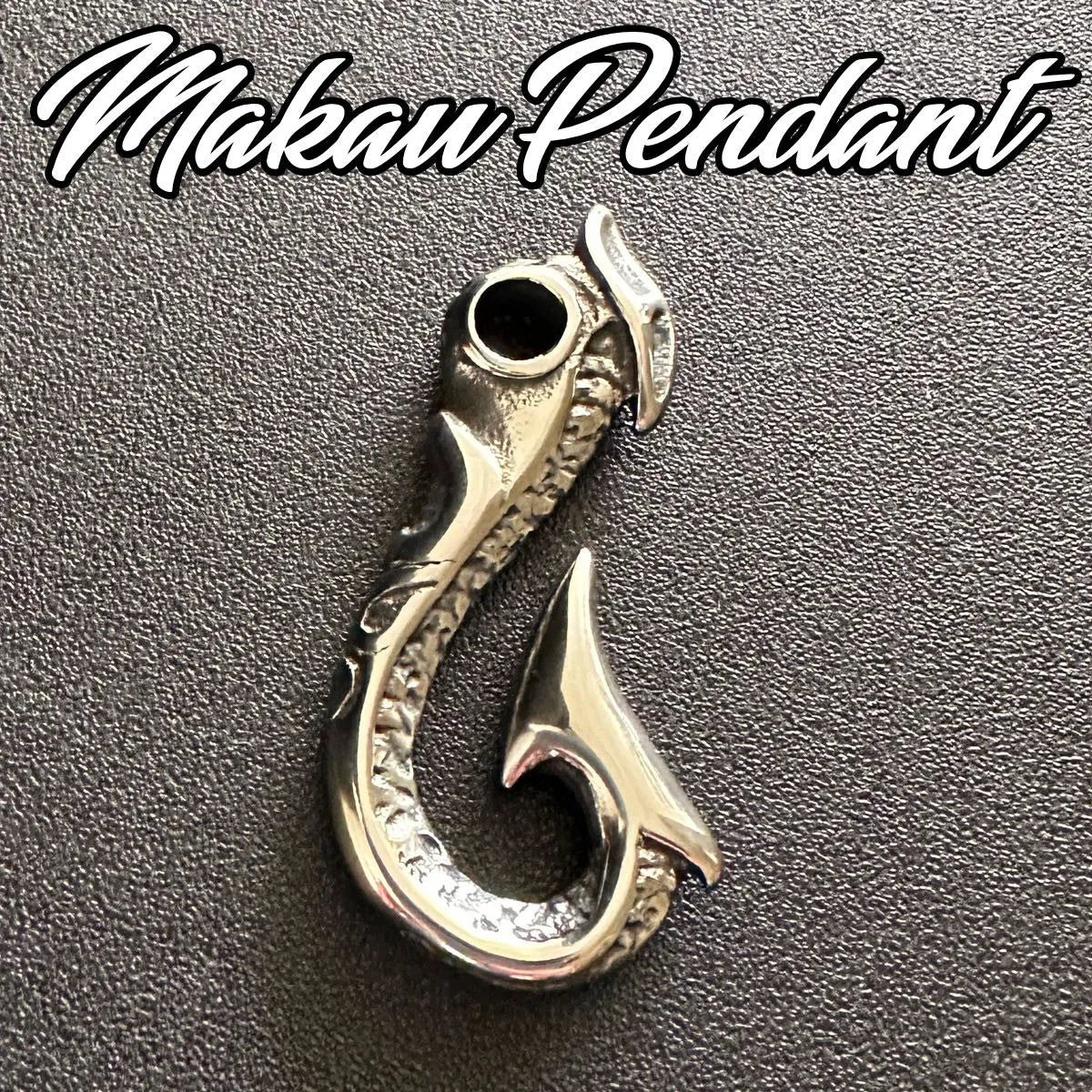 The Makau pendant: a bold and edgy accessory for modern warriors crafted from durable stainless steel (#p803b)
