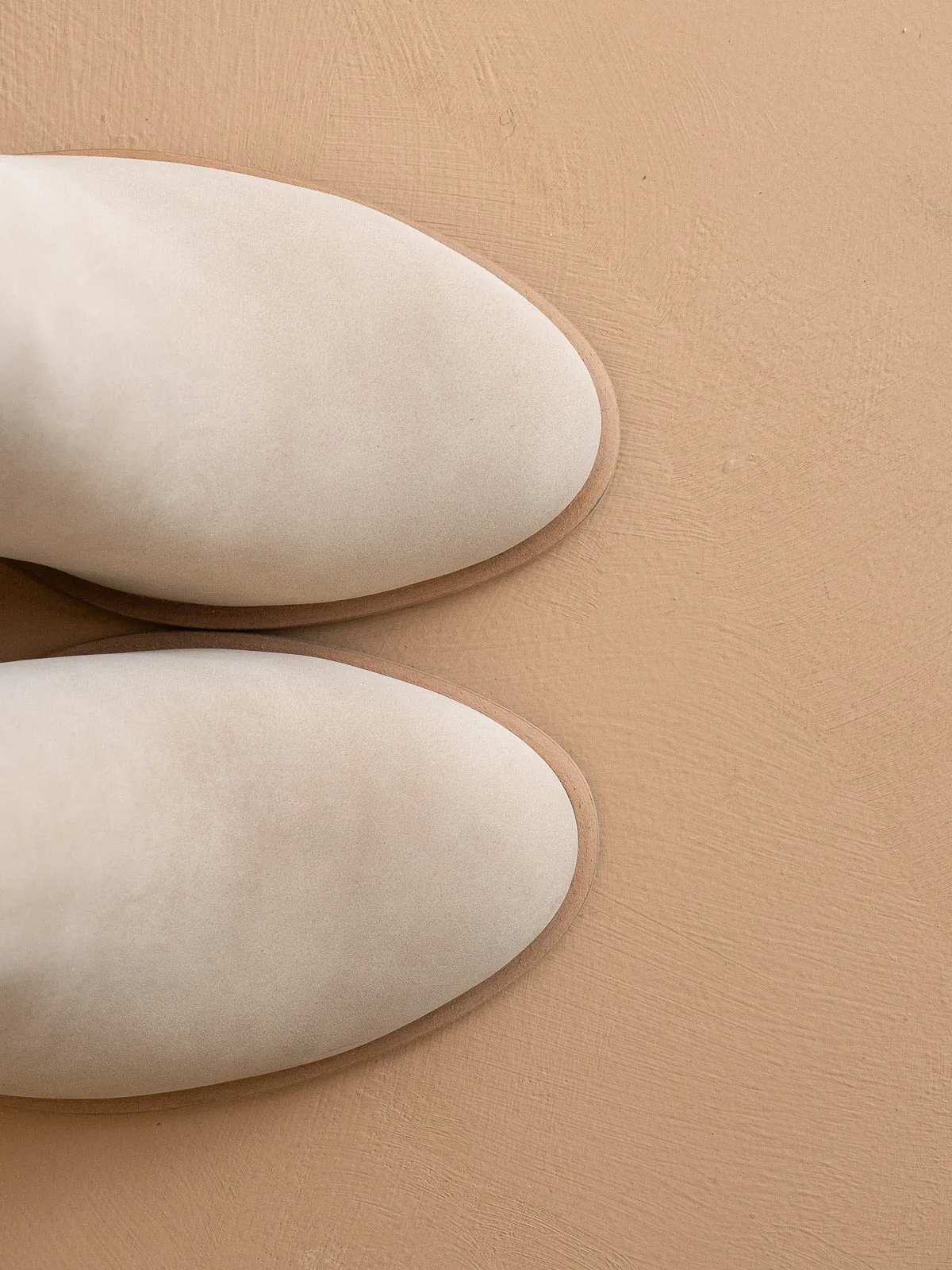 The Shiloh | Light Grey  Knee High Block Heel Boot