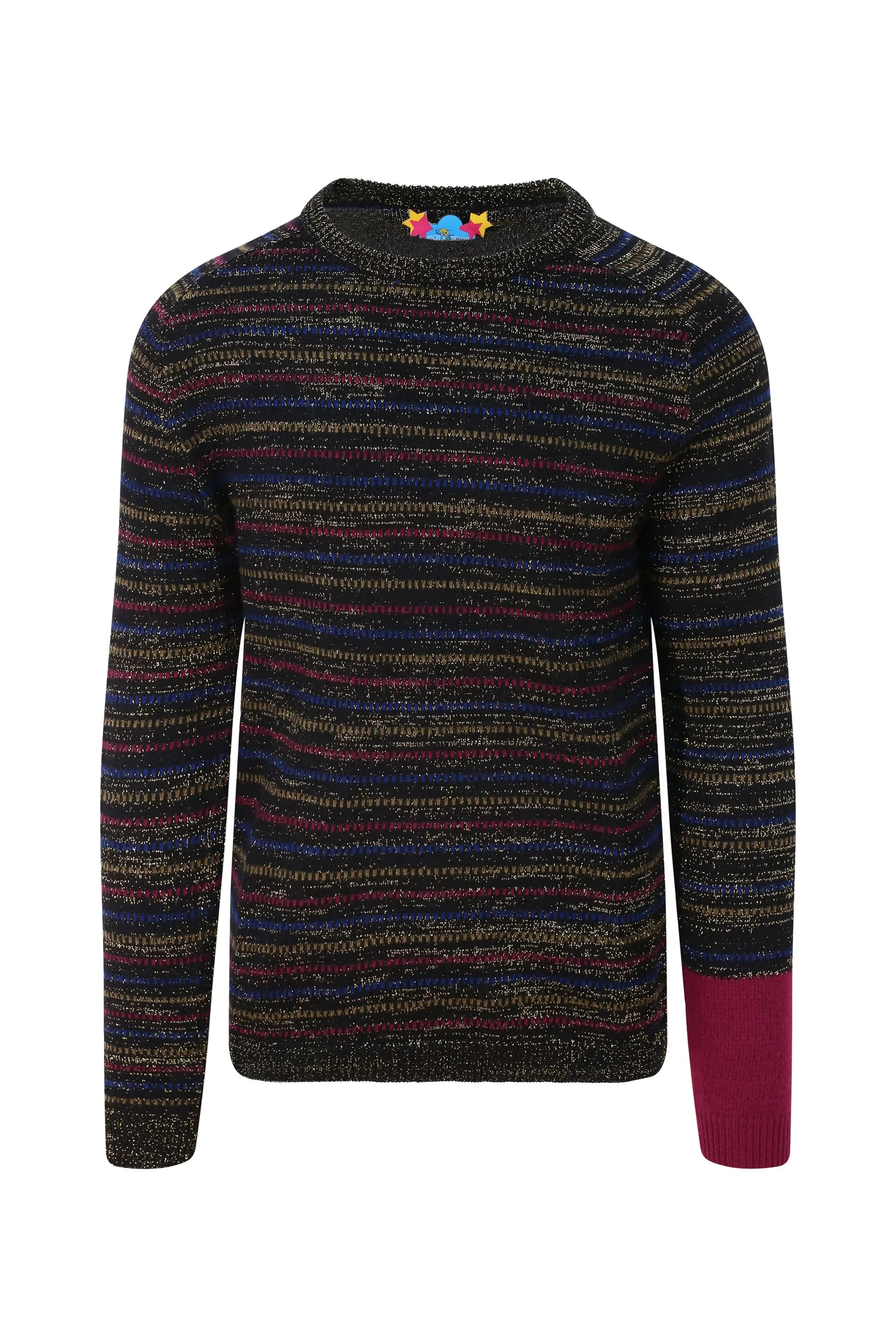 Unisex Striped Cashmere Jumper