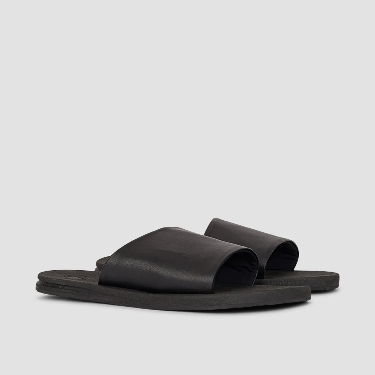 Volcom E-Cliner Slide Sandals Black Out - Womens