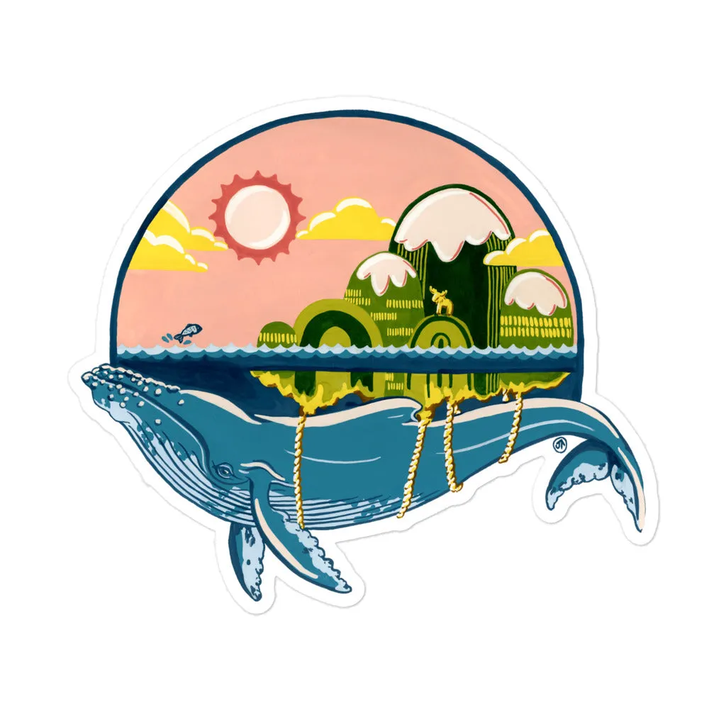 Whale Sticker