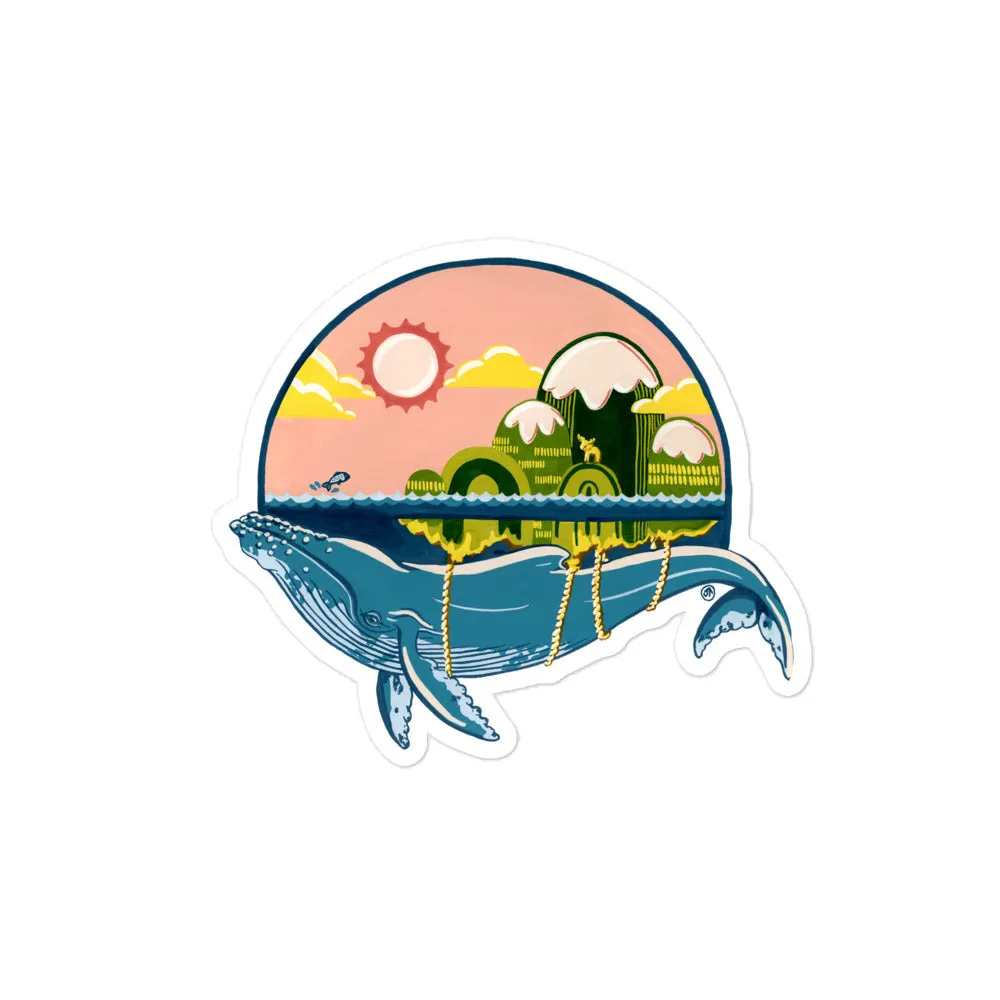 Whale Sticker